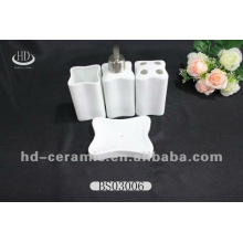 Ensemble d&#39;accessoires de salle de bains en céramique 4pcs